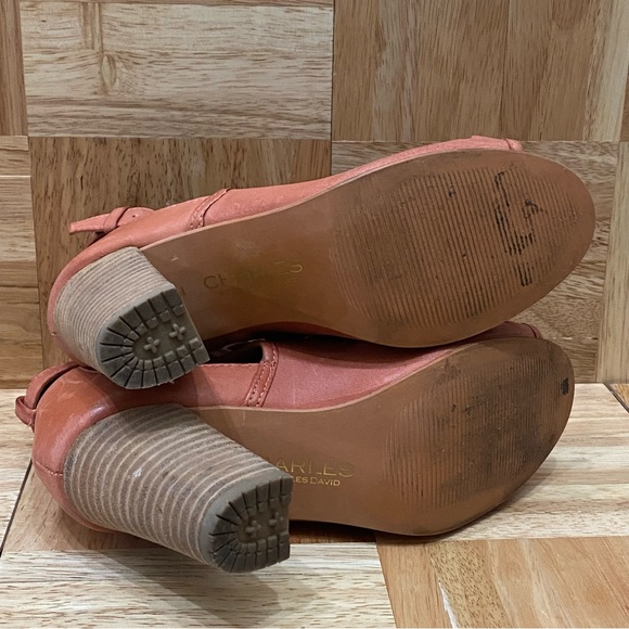 CHARLES by Charles David Coll Ginger Chunky Heel Sandal Size 7 - Picture 10 of 14